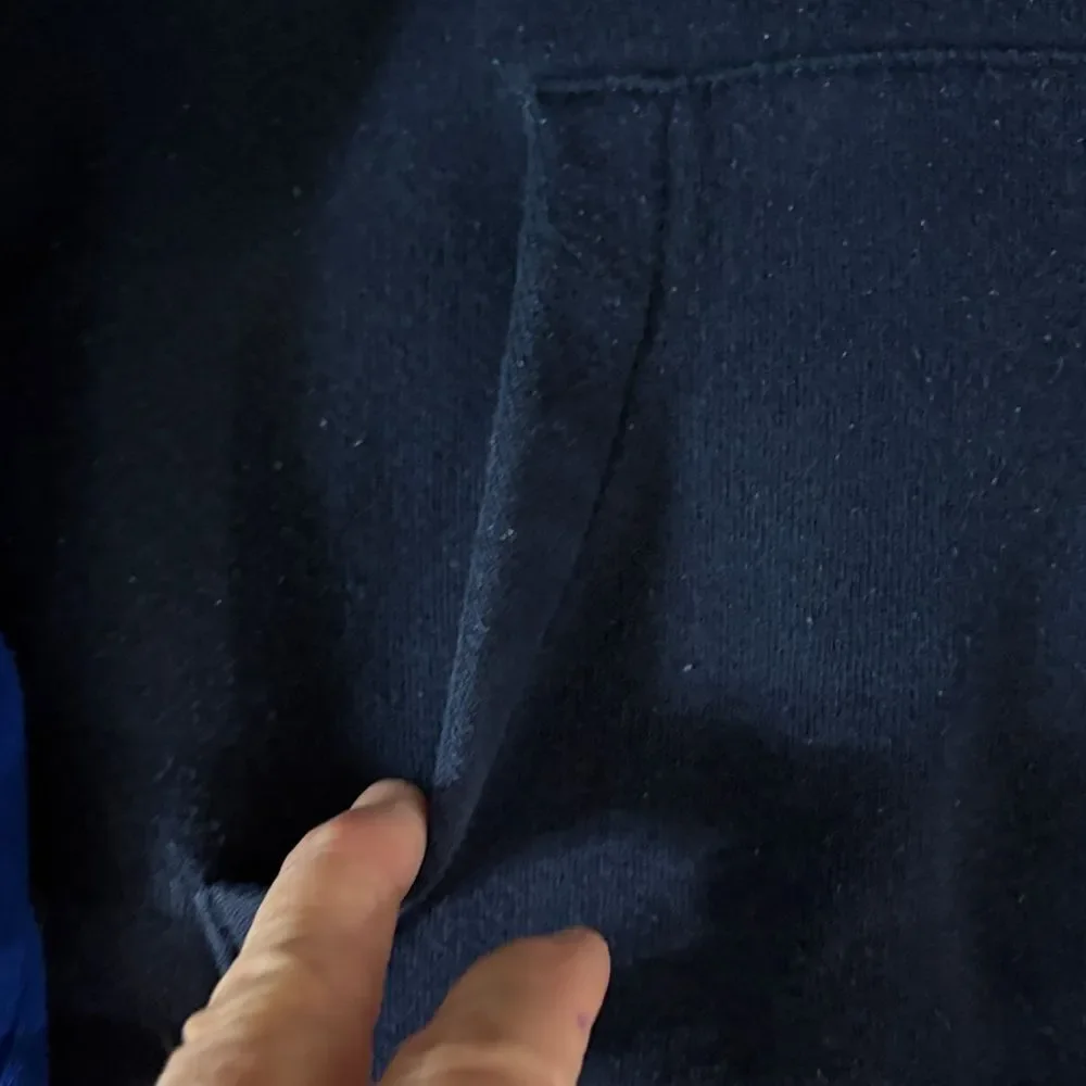 VTG Y2K Polo Sport Blue and Yellow Ralph Lauren 1/4 Zip Pull over M 10-12